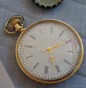 Reloj de bolsillo. Réplica de los antiguos relojes.