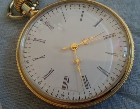 Reloj de bolsillo. Réplica de los antiguos relojes.