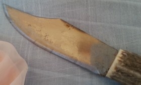 Cuchillo de Monte. Artesanal. Objeto de colección.