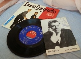 Disco Single de ENNIO SANGIUSTO. Años 60.