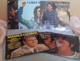 Discos LPs. Vinilos de colección. Años 60-70. 6 Unidades.