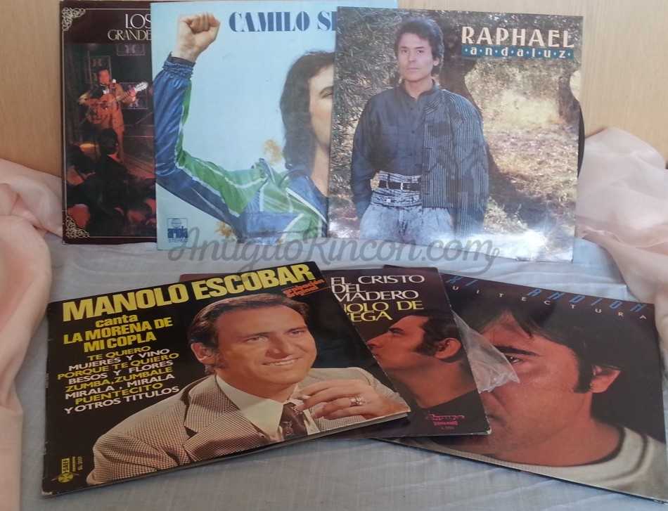 Discos LPs. Vinilos de colección. Años 60-70. 6 Unidades.