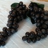 Racimo de Uvas negras. Imitación Alimentación. 2 Unidades.