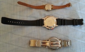 Relojes de pulsera para piezas. 3 Unidades.