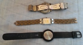 Relojes de pulsera para piezas. 3 Unidades.