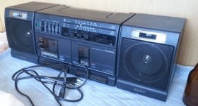 Radio-cassette doble pletina. Vintage