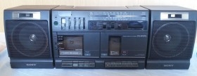 Radio-cassette doble pletina. Vintage