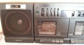 Radio-cassette doble pletina. Vintage