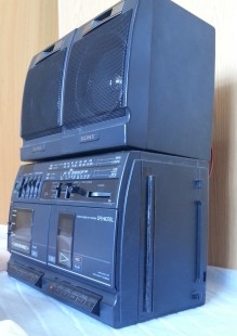 Radio-cassette doble pletina. Vintage