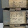 Cajas de madera. 4 unidades. Militares de munición. Fuertes y pesadas.