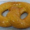 Pretzel alemán. Imitación alimentos.