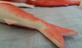 Salmonetes de roca. Imitación alimentos. 6 Unidades.