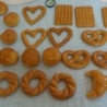 Galletas dulces para café. Imitación alimentos. 24 Unidades.