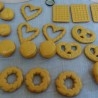 Galletas dulces para café. Imitación alimentos. 24 Unidades.