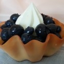 Tartaleta de Arándanos. Imitación alimentos.