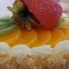 Tarta de Crema con Fresas