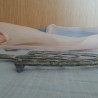 Planchero. Soporte en bronce para plancha.