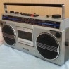 Radio-cassette. Vintage. Marca Sanyo.