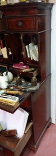 Escritorio de los años 70. Mueble Secreter.