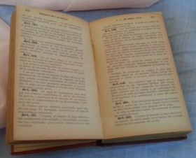 Libro Legislación Obrera. Años 1922.