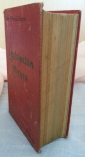 Libro Legislación Obrera. Años 1922.