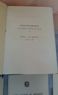 Libro Leyes penales. Años 1963.