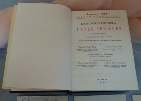 Libro Leyes penales. Años 1963.