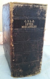 Libro Leyes Mercantiles. Año 1955.