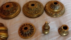 Piezas en bronce para reutilizar.