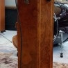 Teléfono de columna de madera. Vintage. Años 50.