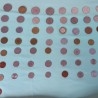 Monedas. Conjunto de viejas monedas de diferentes países. 72 piezas.