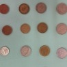 Monedas. Conjunto de viejas monedas de diferentes países. 72 piezas.