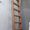 Escalera. Madera. Escalera de trabajo años 80-90. Grande.