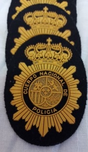 Parches con Insignias. Policía Nacional.