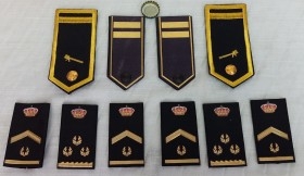 Hombreras e insignias de Policía Nacional. CPN.