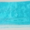 Tela de Organza. Azul turquesa. 1