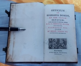 Officium in Epiphania Domini. Año 1804. Libro religioso.