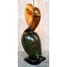 Pelícano en vidrio de Murano. Magnífica escultura.
