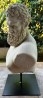 Busto. Hércules Farnesio. 34 cm altura. Escultura en polvo de mármol.