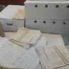 Archiveros. Archivadores en cajas con miles de documentos para utilizar como atrezzo en rodajes.