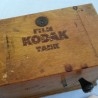 Caja de revelado antigua. Marca Kodak.