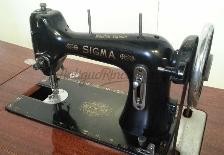 Terraplén Naufragio Generalmente hablando Máquina de coser marca SIGMA. Antigua. Completa. Buen estado.