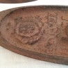 Plancha antigua de hierro.