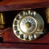 Teléfono antiguo. Años 40. Con dos campanas. Estilo barroco. Antique phone