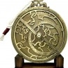 Astrolabio. Instrumento marítimo de decoración. Metal bronceado. Útil.