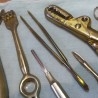Instrumental quirúrgico. 7 instrumentos médicos años 70. Perfecto estado.