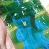 Medusa niño azul. Réplica artesanal en tarro de vidrio.