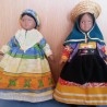 Muñecas alemanas. Años 50-60. Carita de porcelana. Pareja.
