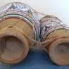 Tambores de Bongo con cuerpo de cerámica. Años 60-70
