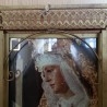 Virgen María. Fotografía en precioso marco de metal
